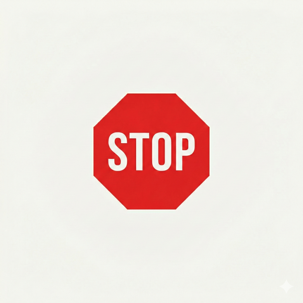 Traffic stop sign